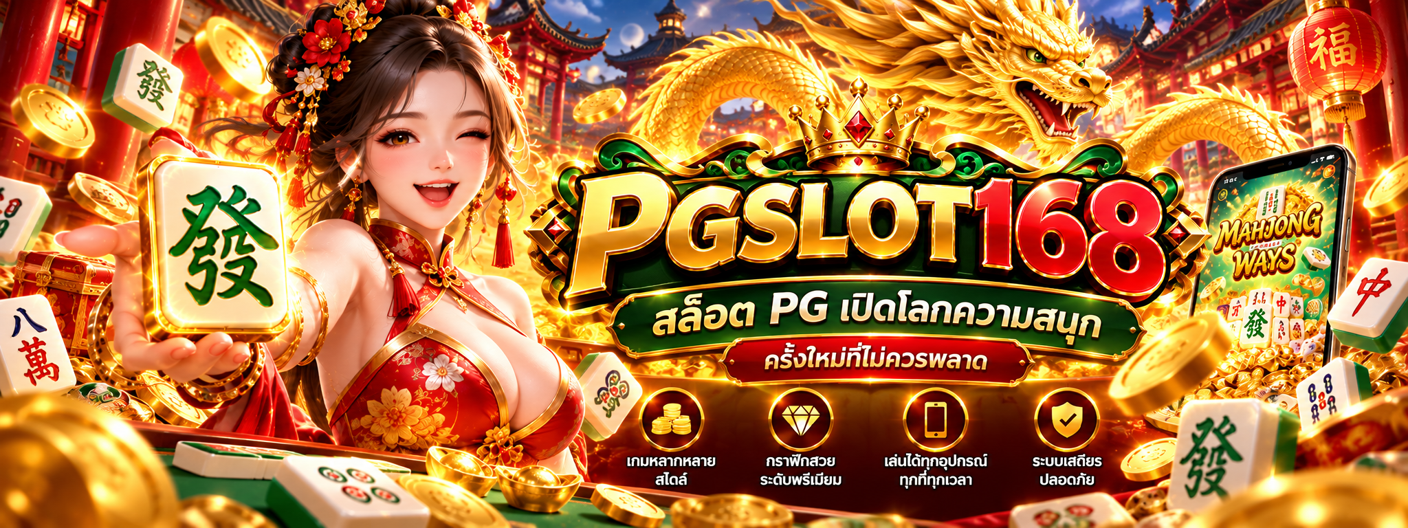 PGSLOT168 : สล็อต PG เปิดโลกความสนุกครั้งใหม่ที่ไม่ควรพลาด